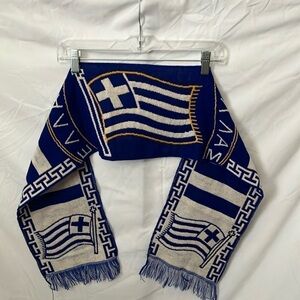 Scarf: Greece flag FANS scarf- Olympics/Soccer/Sports